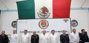Asiste el gobernador, a la ceremonia Conmemorativa del 101 Aniversario de la Fuerza Aérea Mexicana