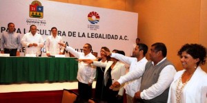 Toma protesta el gobernador a los consejos directivo del Instituto Mexicano para la cultura de la legalidad