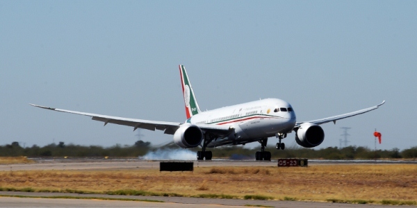 primer viaje epn avion presidencial