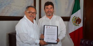 Firma de convenios de colaboración IEEA-Ayuntamiento de Campeche
