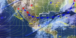 Precipitaciones muy fuertes, se prevén en Veracruz, Oaxaca, Chiapas y Tabasco