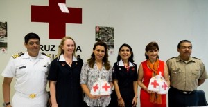 Presidenta del DIF Yucatán recibe material para Colecta 2016 de la Cruz Roja Mexicana