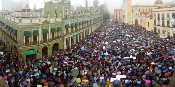 Marcha la Universidad Veracruzana