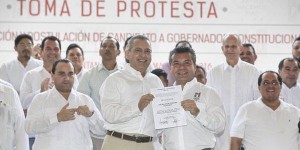 En unidad Mauricio Góngora, ya es candidato del PRI a gobernador de Quintana Roo