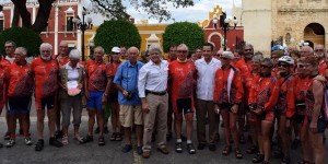 Federación francesa de cicloturismo visita Campeche