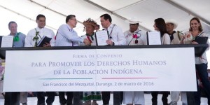 Los mexicanos con iguales oportunidades de desarrollo y derechos: Osorio Chong