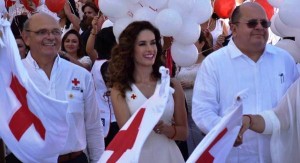 Christelle Castañón de Moreno da inicio a Colecta de la Cruz Roja mexicana en Campeche