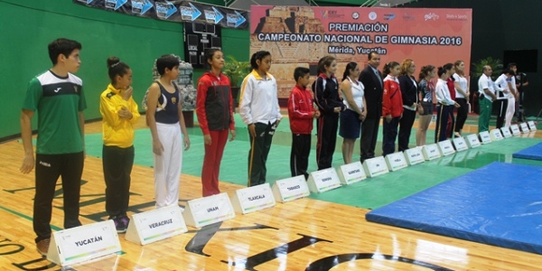 Campeonato nacional en yucatan gimnasia