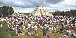 Arriban funcionarios de la organización New7Wonders a Chichén Itzá