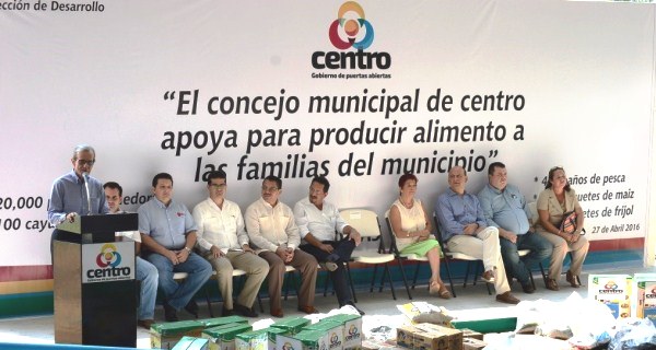 Concejo municipal de Centro apoyos al campo