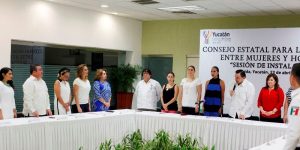 Instalan Consejo Estatal para la Igualdad entre Hombres y Mujeres en Yucatán