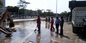 Raparan fuga de agua, suspenden suministro en Circuito Usumacinta de Potabilizadora “Carrizal”