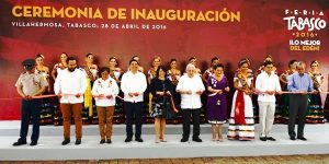 Inaugura el gobernador Arturo Núñez, la Feria Tabasco 2016, ¡Lo Mejor del Edén!