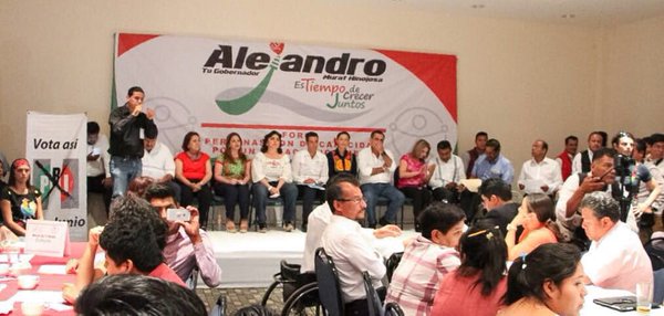 Alejandro murat apoyo a grupos vulnerables