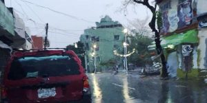 Amanece Villahermosa con fuertes lluvias, se adelanta cordonazo de San Isidro,