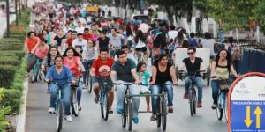 Se consolida la Bici-Ruta Nocturna en Mérida