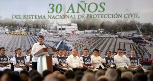 Conmemora el Presidente Peña Nieto 30 años de la creación del Sistema Nacional de Protección Civil