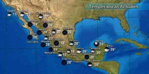Se mantiene el pronóstico de lluvias de diferente intensidad en la mayor parte de México