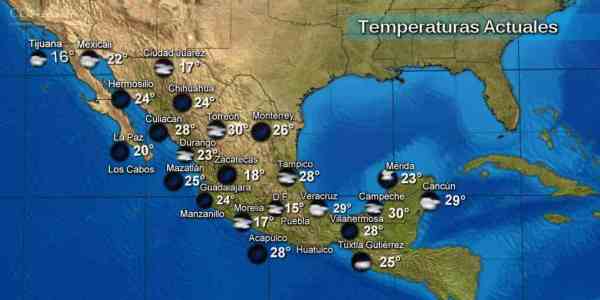 Clima en en Mexico SMN
