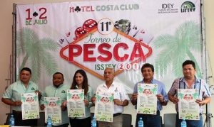 Presentan convocatoria a inscribirse a la XI edición del Torneo de Pesca del Isstey