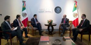 Osorio Chong se reúne con Presidente y Vicepresidente de la Corte Interamericana de Derechos Humanos