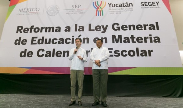 calendario educativo en Yucatan