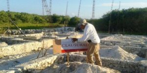 Clausura PROFEPA construcciones en áreas protegidas en la Isla de Holbox, Quintana Roo