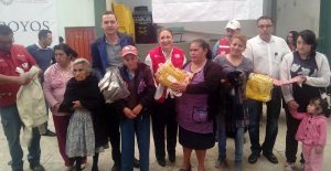 Entrega PC apoyos a cientos de familias vulnerables de Perote