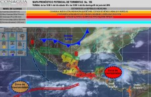 Se esperan lluvias moderadas para Campeche