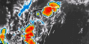 Se pronostican lluvias fuertes para el fin de semana en la Península de Yucatán