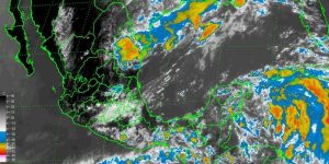 Pronósticos de fuertes lluvias este domingo al oriente de la Península de Yucatán