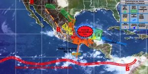 Se pronostican tormentas intensas con puntuales torrenciales en Veracruz y Puebla