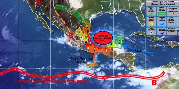 Clima potencial tormentas SMN