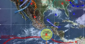 Se prevén lluvias intensas en Oaxaca y Chiapas, y muy fuertes en Veracruz
