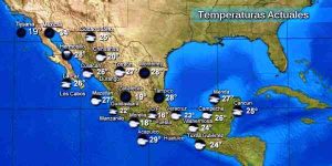 Se pronostican chubascos fuertes con tormentas muy fuertes en el noroeste y el sureste de México