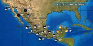 Se prevén lluvias de diversas intensidades en la mayor parte de México