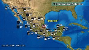 Se mantiene pronóstico de lluvias vespertinas para los próximos días en la Península de Yucatán