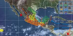 Continuarán las lluvias en la mayor parte de México