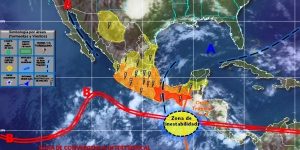 Lluvias intensas y posibles granizadas en Veracruz, Oaxaca y Chiapas