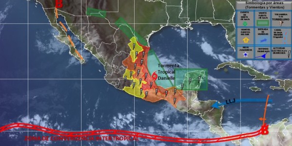 Clima y potencial de tormentas SMN