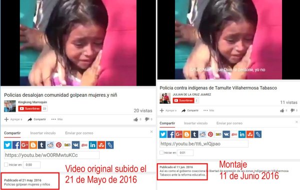 Falso video circula en redes sociales