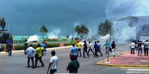Actos violentos en el Congreso de Quintana Roo
