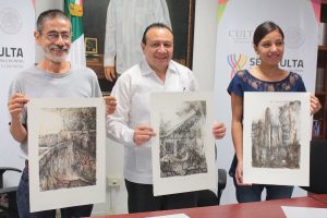Presentan obra “Catherwood” de Salvador Baeza Heredia en Yucatán