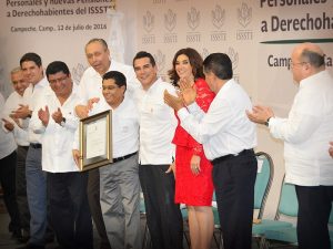 Reciben 125 MDP derechohabientes del ISSSTE en Campeche