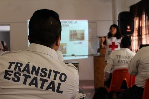 Capacitan a elementos de Tránsito en primeros auxilios en Veracruz