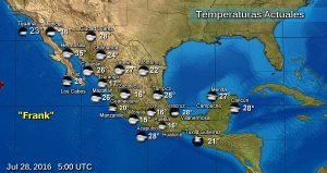 Lluvias con tormentas muy fuertes se prevén en Durango, Sinaloa, Nayarit, Coahuila y Nuevo León