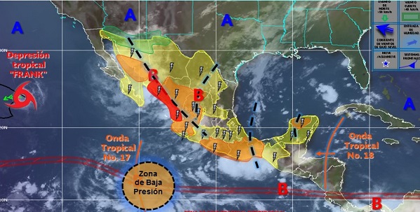 Clima vigilancia en Mexico SMN