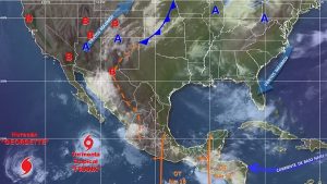 En Oaxaca y Veracruz, se pronostican chubascos y tormentas fuertes: SMN