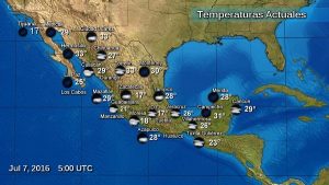 Se pronostican chubascos con tormentas en Veracruz, Oaxaca, Chiapas y Quintana Roo