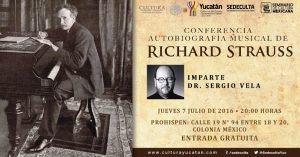 Especialista en ópera impartirá conferencia sobre el compositor Richard Strauss